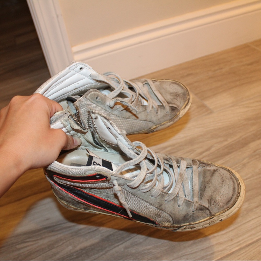 Golden Goose Slide High Top Sneakers